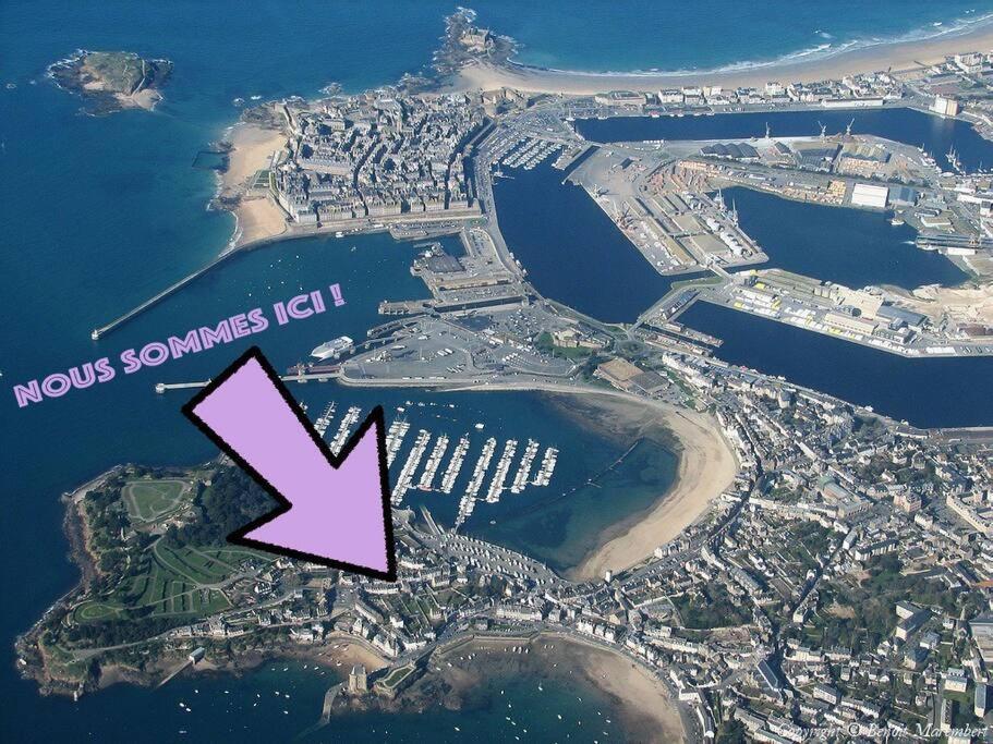 Appartement Moonrise - Plage 50M - Rue Gratuite 圣马洛 外观 照片